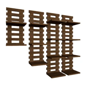 1 fornt image of 4 set shelf