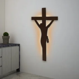 jesus wall light brown 1