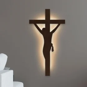 jesus wall light brown 1